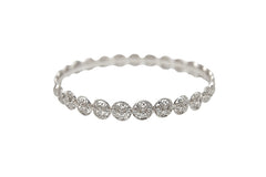 Round Filigree Discs Bangle
