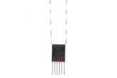 Rectangular Rubysiocite In Loop Chain With Hanging Strings
