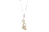 Paperclip chain with Pearl Shell