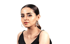 Broad Filigree Hoops