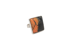 Bumble Bee Jasper Ring (Adjustable)
