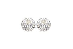 Chaand Sitara Earrings With Pearls Plated