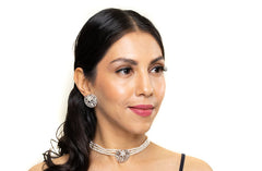 Chand Sitara Earrings With Pearls