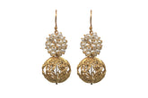 Cluster Pearl And Filigree Ball (Goldplated)