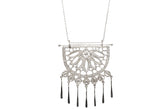 Cut out Lace Pendant With Hanging Strings