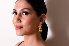 Cut-out Open Hoops (gold plated)