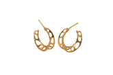 Cutout Hoop Posts (Goldplated)