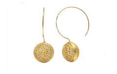 Filigree Balls Gold Plated