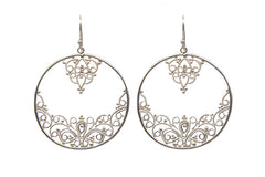 Filigree Hoop Earrings