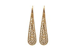 Filigree Long Earrings (GoldPlated)