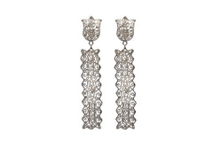 Filigree Long Tulip Earrings