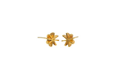 Flower Studs Gold Plated