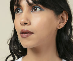 Flower Studs Gold Plated