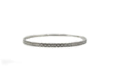 Granule Textured Stamped Bangle