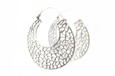 Jaggered Cutout Hoops