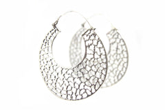 Jaggered Cutout Hoops