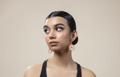 Kundan Earrings With Pearl Drop