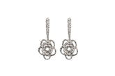 Lace Flower Stick Earrings