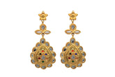 Nauratan Kundan Heavy Earrings Gold Plated