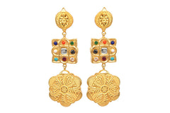 Nauratan Kundan Earrings Gold Plated