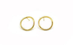 Round Posts Gold Plated