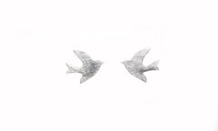 Bird Studs (Silver)