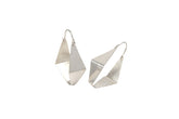 Silver Origami Earrings