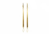 Stick And Pearl (gold plated)