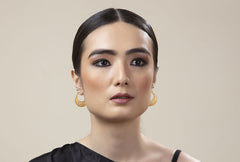 Taarkashi Basket Hoops Gold Plated