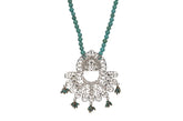 Taarkashi Necklace With Turquoise String