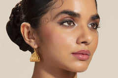 Taarkashi Tapered Earrings Gold Plated