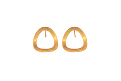 Textured Triangular Posts (GoldPlated)