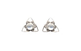 Triangular Spiral Posts With Moonstone
