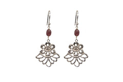 Wild Flower With Tourmaline Bead