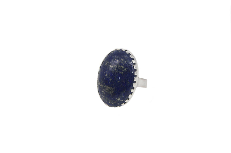 Lapislazuli In Prong Setting (Adjustable)