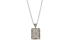 Plated Filigree Pendant