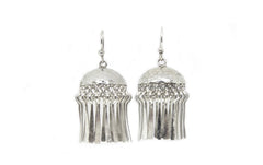 Beaten Silver Jhumka