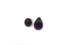 Double Amethyst Ring (Semi-Adjustable)