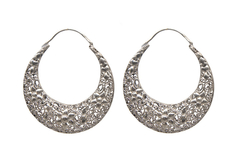 Double Filigree Crescent Bali