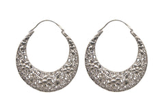 Double Filigree Crescent Bali