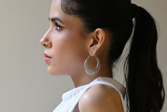 Double Filigree Crescent Bali