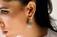 Filigree Ball Drop Earrings