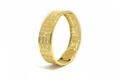 Taarkashi Broad Bangle Gold Plated