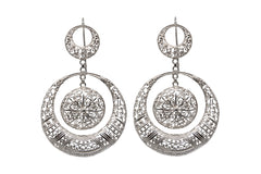 Filigree Crescent Earrings