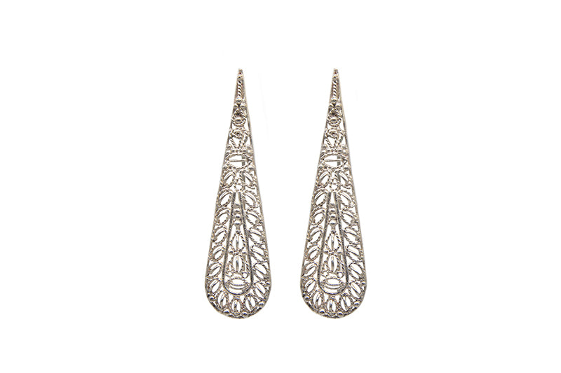 Filigree Long Earrings