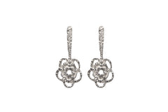Lace Flower Stick Earrings