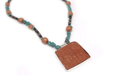 Merchant Seal Clay necklace