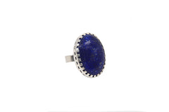 Lapislazuli In Prong Setting (Adjustable)