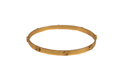 Plated Round Discs Bangle
