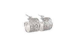 Small Plated Filigree Hoop Posts
